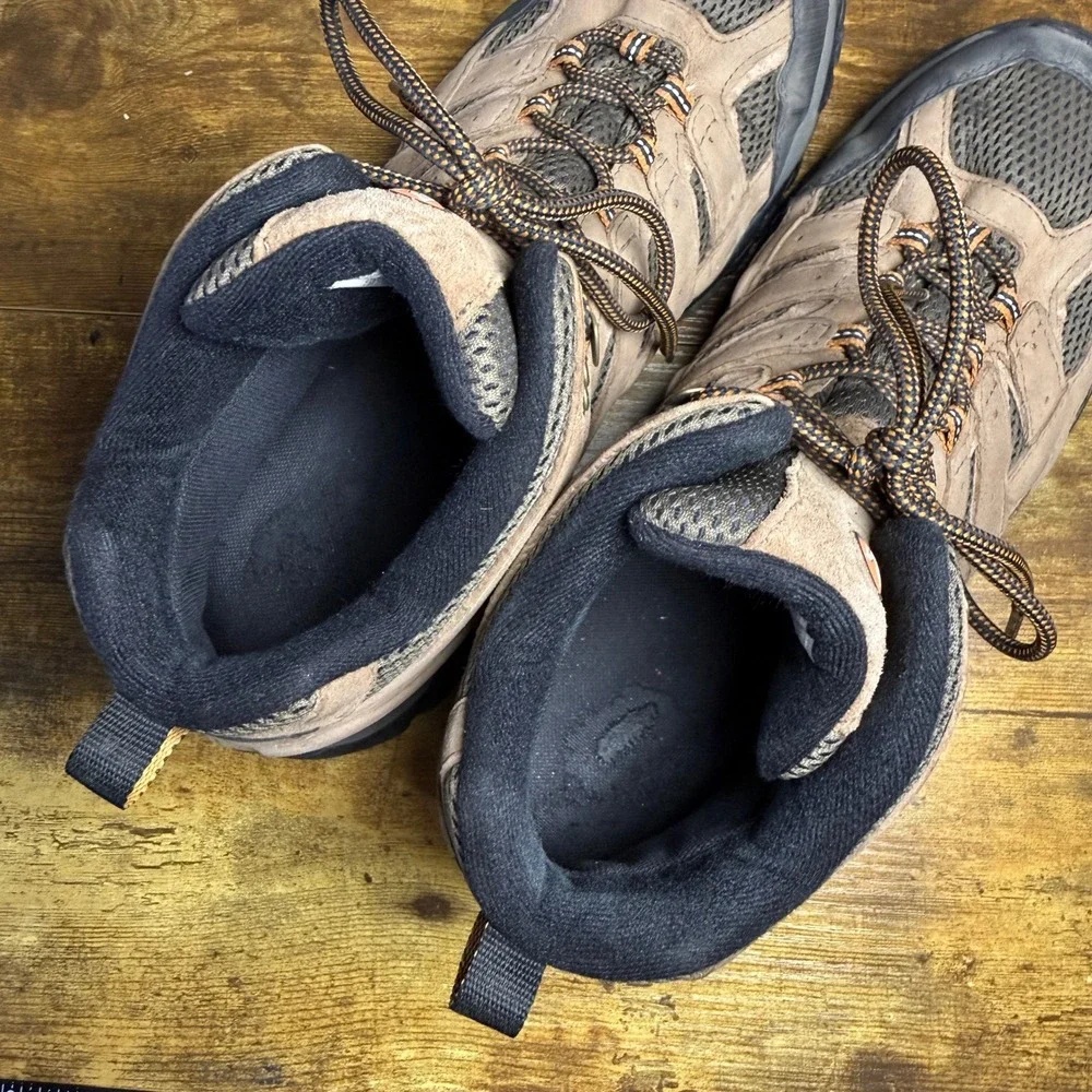 Merrell Moab 2 Mid J06051W Earth Suede Waterproof Hiking Boots Mens 13 Wide